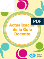 Actualización Guía docente