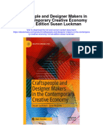 Download Craftspeople And Designer Makers In The Contemporary Creative Economy 1St Ed Edition Susan Luckman full chapter