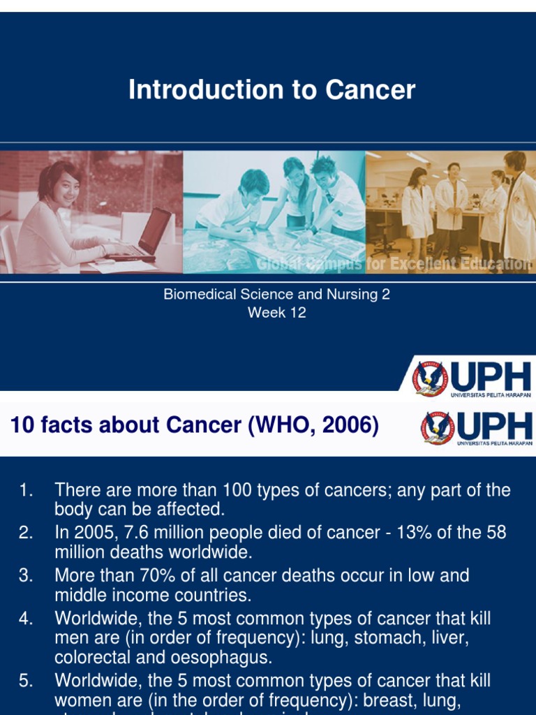 Week 12 Introduction To Cancer | PDF | Colorectal Cancer | Cancer