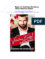 Valentine Baby 1 Valentine Brothers 1A Edition Rebecca Baker All Chapter