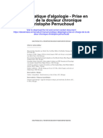 Manuel Pratique Dalgologie Prise en Charge de La Douleur Chronique Christophe Perruchoud Full Chapter