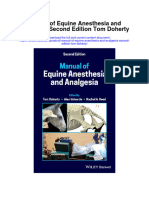 Manual of Equine Anesthesia and Analgesia Second Edition Tom Doherty Full Chapter