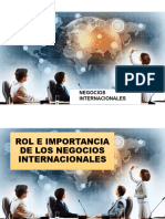 Rol e Importancia de Los Negocios Internacionales