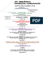 LAMINA EXPOSICION LEY ORGANICA CONSEJOS COMUNALES