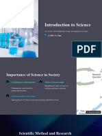 Introduction To Science