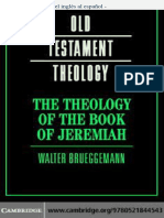 1-Walter Brueggemann - Teología Jeremías The Theology of The Book of Jeremiah (Old Testament Theology) - Cambridge University Press (2006) .En - Es
