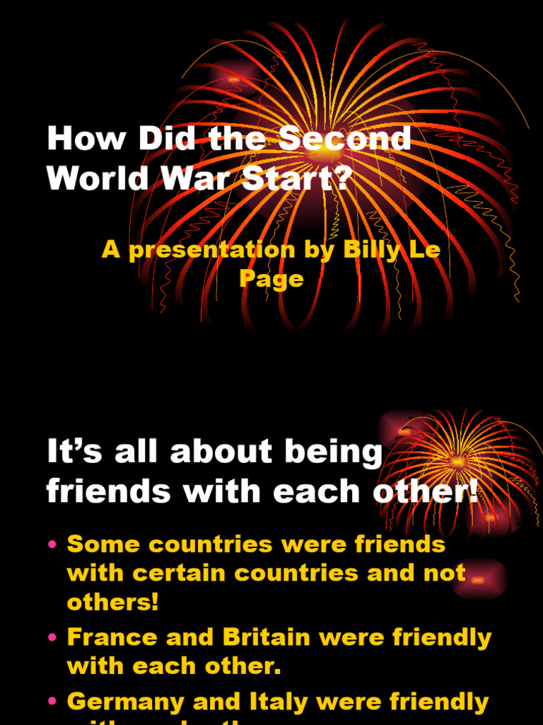 How did ww2 start pdf neville chamberlain world war i