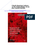 Mapping South American Latina O Literature in The United States 1St Ed Edition Juanita Heredia Full Chapter