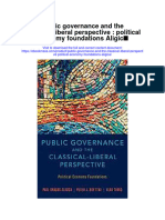 Download Public Governance And The Classical Liberal Perspective Political Economy Foundations Aligica all chapter