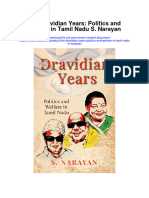 The Dravidian Years Politics and Welfare in Tamil Nadu S Narayan Full Chapter