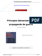 Principes Elementaires de Propagande de Guerre A1026