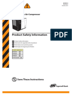 Product Safety Information: Rotary Screw Air Compressor