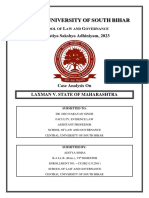 011 - Laxman Vs. State of Maharashtra - Aditya Sinha - Evidence Assignment