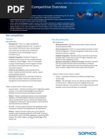 Sophos Firewall Competitive Overview