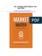 Download Market Master Trading With Python Van Der Post full chapter