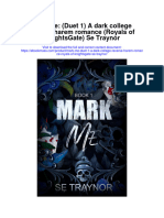 Mark Me Duet 1 A Dark College Reverse Harem Romance Royals of Knightsgate Se Traynor Full Chapter