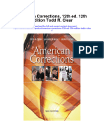 Download American Corrections 12Th Ed 12Th Edition Todd R Clear full chapter