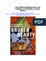 Download Broken Beauty Musical Modernism And The Representation Of Disability Joseph Straus full chapter