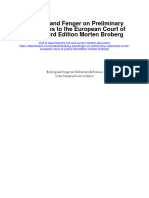 Broberg and Fenger On Preliminary References To The European Court of Justice 3Rd Edition Morten Broberg Full Chapter