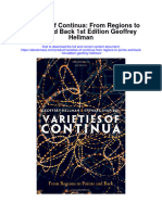Varieties of Continua From Regions To Points and Back 1St Edition Geoffrey Hellman All Chapter