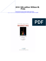 Marketing 2018 19Th Edition William M Pride Full Chapter