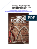 Vanders Human Physiology The Mechanisms of Body Function 16Th Edition Eric Widmaier All Chapter