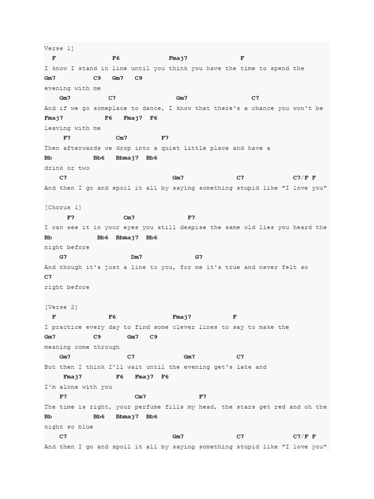 something-stupid-pdf-songs