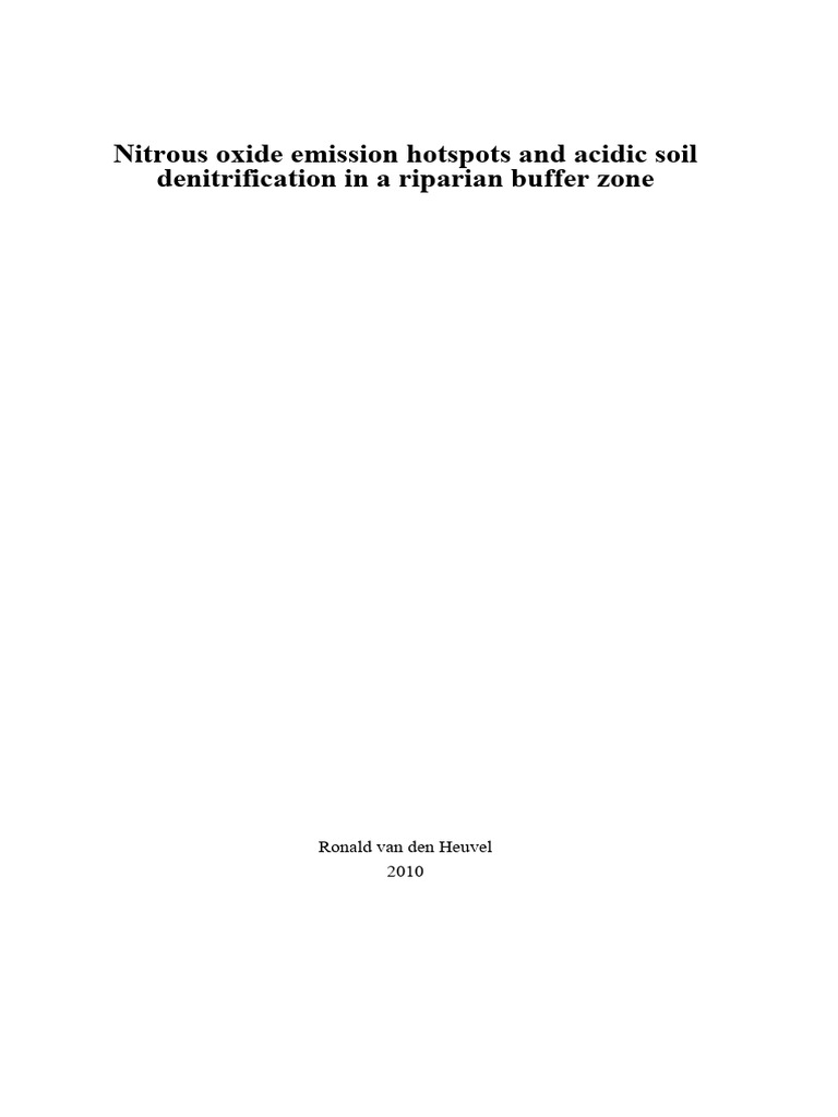 Nitrous Oxide Emission Hotspots and Acid | PDF | Nitrous Oxide | Ozone ...