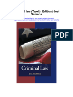Download Criminal Law Twelth Edition Joel Samaha full chapter
