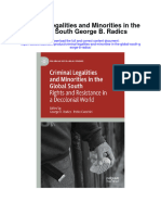 Criminal Legalities and Minorities in The Global South George B Radics Full Chapter