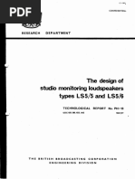 The Design of Studio Monitoring Loudspeakers Types LS5/5 and LS5/6