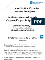 Presentacion Sobre El Programa de Verificacion de Los Proveedores Extranjeros