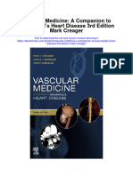 Vascular Medicine A Companion To Braunwalds Heart Disease 3Rd Edition Mark Creager All Chapter