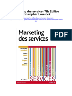 Marketing Des Services 7Th Edition Christopher Lovelock Full Chapter
