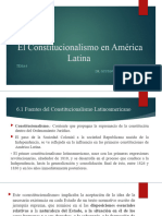 Tema 6 El Constitucionalismo en America Latina