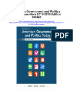 Download American Government And Politics Today Essentials 2017 2018 Edition Bardes full chapter
