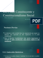 Tema 2 (1ra. Parte) Del Poder Constituyente y Constitucionalismo Social