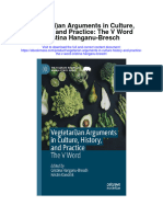Vegetarian Arguments in Culture History and Practice The V Word Cristina Hanganu Bresch All Chapter