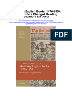 Download Marketing English Books 1476 1550 How Printers Changed Reading Alexandra Da Costa full chapter