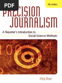 Philip Meyer - Precision Journalism - A Reporter's Introduction To Social Science Methods-Rowman & Littlefield (2002)