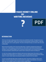 How To Make Money Online by Writing Reviews