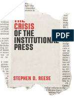 The Crisis of The Institutional - Stephen D. Reese