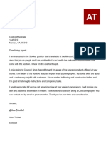 cover letter template 1 - at