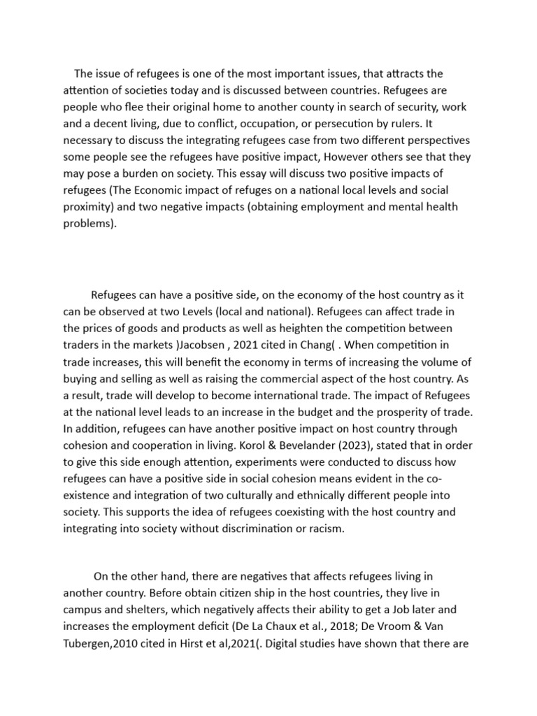 Issa Pdf Refugee Trade