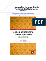 Critical Approaches To Horror Comic Books Red Ink in The Gutter John Darowski Full Chapter