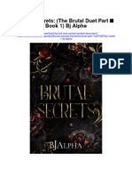 Brutal Secrets The Brutal Duet Part Book 1 BJ Alpha Full Chapter