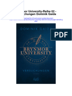 Brynmor University Reihe 02 Versuchungen Dominik Gaida Full Chapter