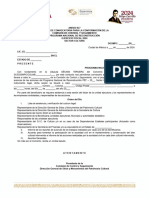 ANEXO III.7 Modelo de Convocatoria para La Conformacion de La Comision de Control y Seguimiento