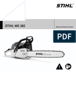 Stihl Ms 382: Manual de Instruções de Serviços
