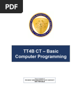 Computer Programming Module 1 and 2